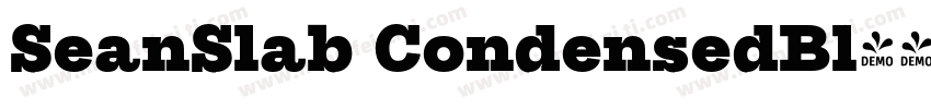SeanSlab CondensedBl字体转换